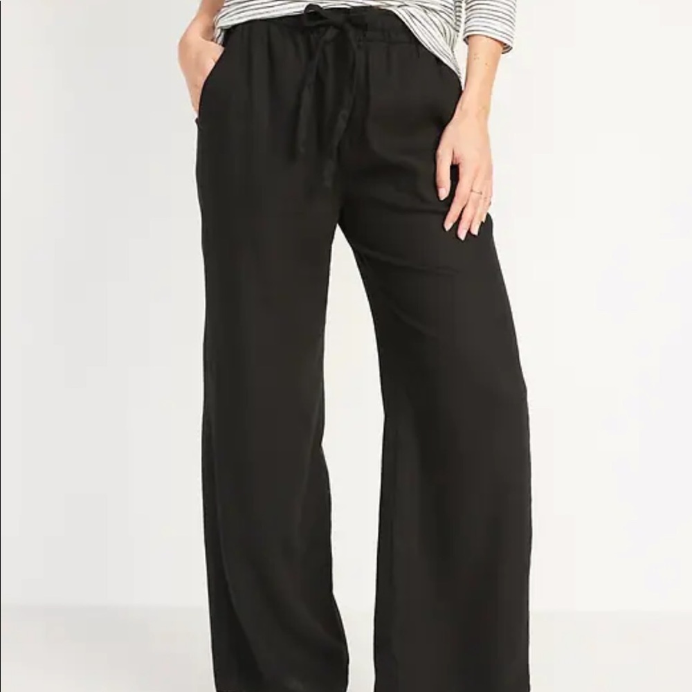 Old Navy linen style drawstring pants xl